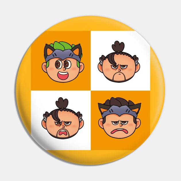 Overwatch: Shimada Brothers Pin by Kurtssingh