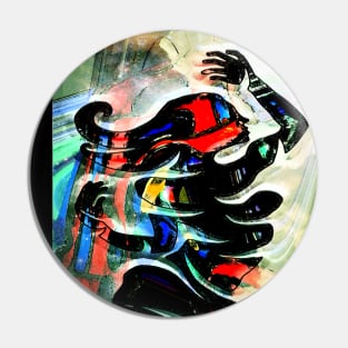 Dancing Girl At Night Pin