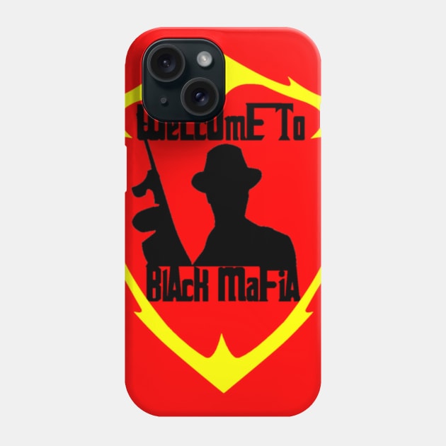 Black Mafia Yellow Logo Phone Case by BlackMafia