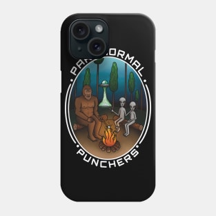 Bigfoot and Aliens Toasting Marshmallows Phone Case