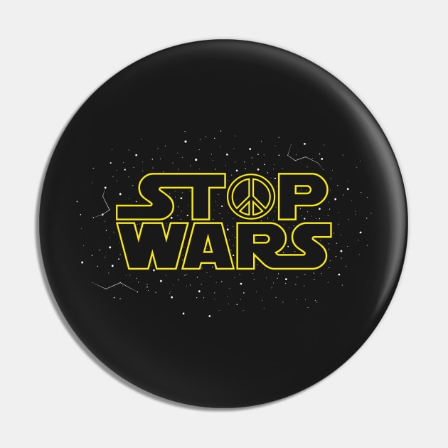 Stop Wars Pin by Yellowkoong