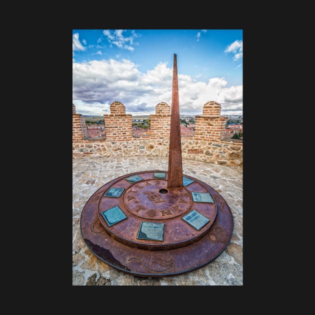 Solar Clock at The Walls of Avila by JJFarquitectos