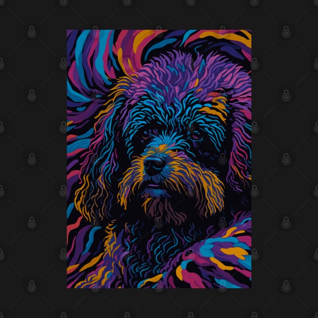 Abstract Poodle art by BAJAJU