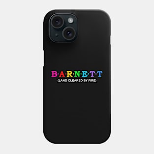 Barnett  - land cleared by fire Phone Case