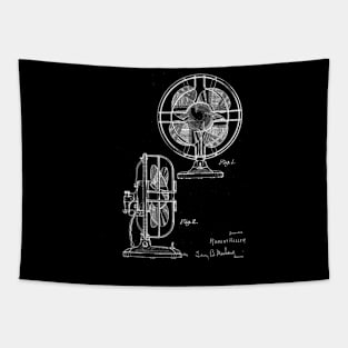 Electric Fan Vintage Patent Drawing Tapestry