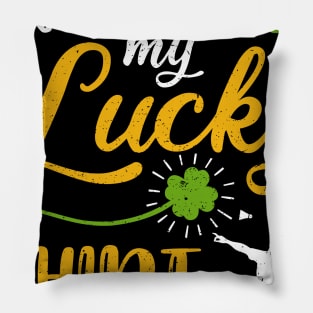 Badminton This is My Lucky Shirt St Patrick's Day Pillow