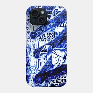 Blue Graffiti NYC Street Art Phone Case