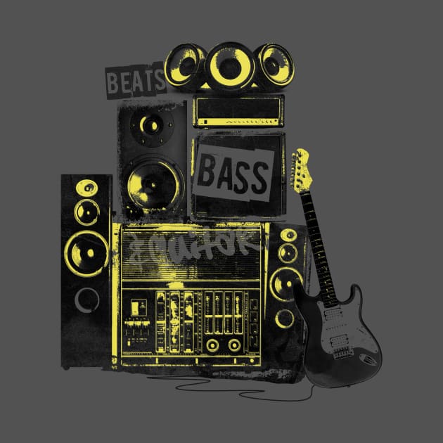 Bass Beats and Guitar by Buy Custom Things