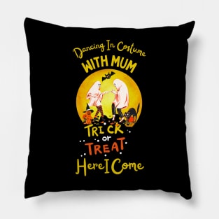 Ghostly Dance: Trick or Treat with Mum! Pillow