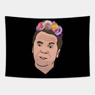 Andrew Cuomo With Flower Crown #2 Tapestry