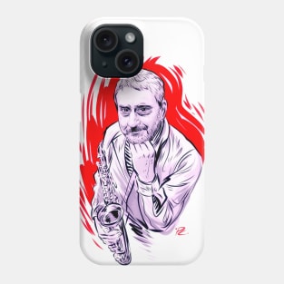 Lee Konitz - An illustration by Paul Cemmick Phone Case