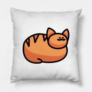 Cat Loaf (Cartoon) Pillow