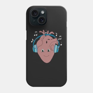 Anatomy heart music medicine Phone Case