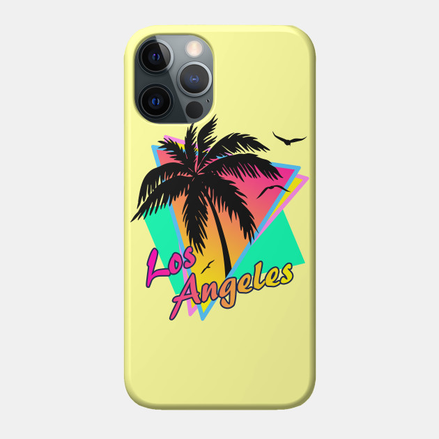 Los Angeles Cool 80s Sunset - Los Angeles - Phone Case