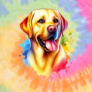 Yellow Lab Labrador Retriever Dog Artwork T-Shirt