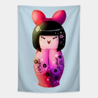 Cute Kokeshi Tapestry