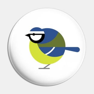 Fat Bird - Blue Tit Pin