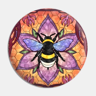 Bumble Glass Pin