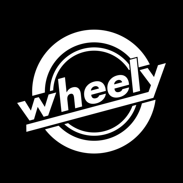 Wheely Logo White, Front and Back by Wheely