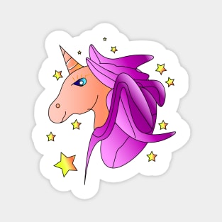 Unicorn pony design Magnet