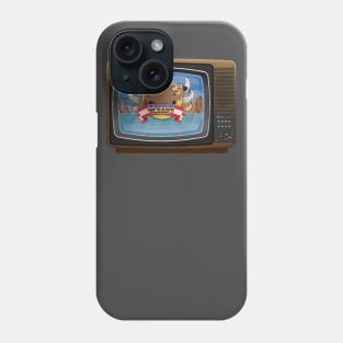 Speedy The Warthog Retro TV Phone Case