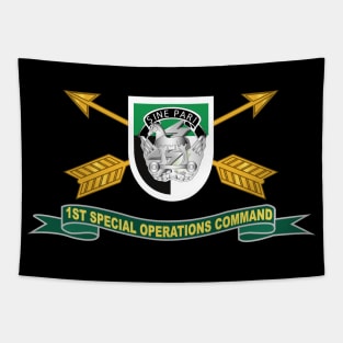 1st Special Operations Command (SOCOM) Flash w Br - Ribbon X 300 Tapestry