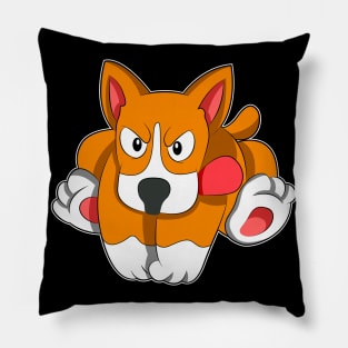 Dog at Running Pillow