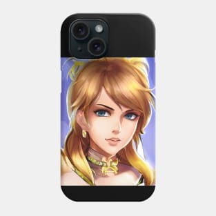 anime blonde hair manga charcter Phone Case