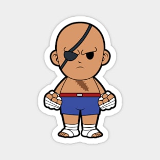 Sagat Chibi Magnet