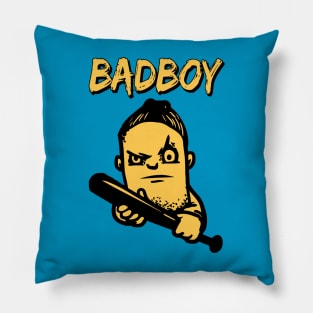 Bad boy t shirt. Pillow