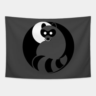 Trash Panda at Night, Trash Panda at Night (color raccoon) Tapestry