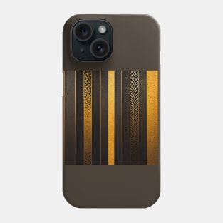 GOLD AND BROWN  LUXE Phone Case