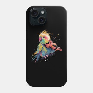 Cockatiel Playing Violin Phone Case