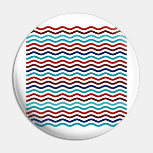 Vibrant Waves Pin