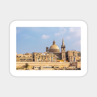 Coastal landscape of Valletta, Malta Magnet