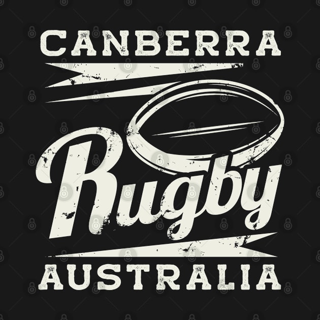 Vintage Canberra Australia Rugby by tropicalteesshop