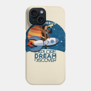 Christopher Columbus is Exploring Space Tee Phone Case
