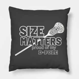 LAX Size Matters, Lacrosse D-Pole Length Pillow