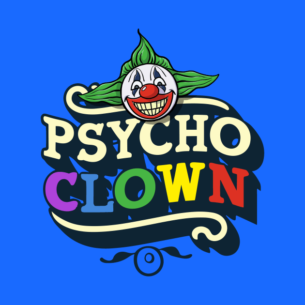 Psycho Clown Logo Design by MentalPablum