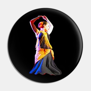 flamenco dancer Pin