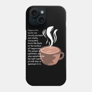 Cappucino Character Phone Case