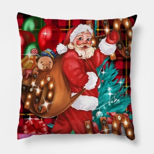 Ho ho ho santa claus gifts Pillow