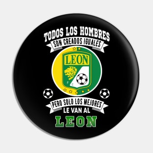 Playera La Fiera de Leon Solo Los Mejores le Van al Leon futbol mexicano Pin