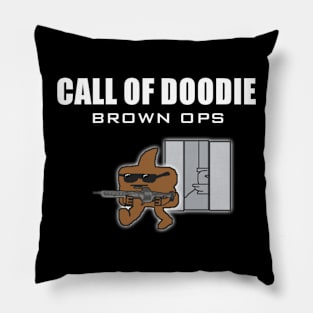 Call of Doodie: Brown Ops Pillow