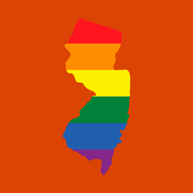 New Jersey state pride shirt by FiftyStatesOfGay