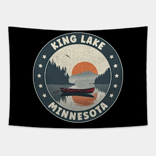 King Lake Minnesota Sunset Tapestry