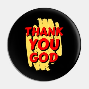 Thank You God | Christian Pin