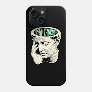 Thinking Statue Phone Case