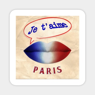 FRENCH KISS JETAIME PARIS Magnet