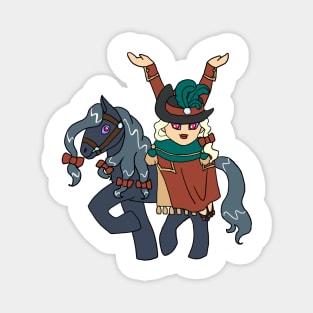 Dullahan Headless Horsewoman Rider CHIBI SD MONSTER GIRLS Series I Magnet